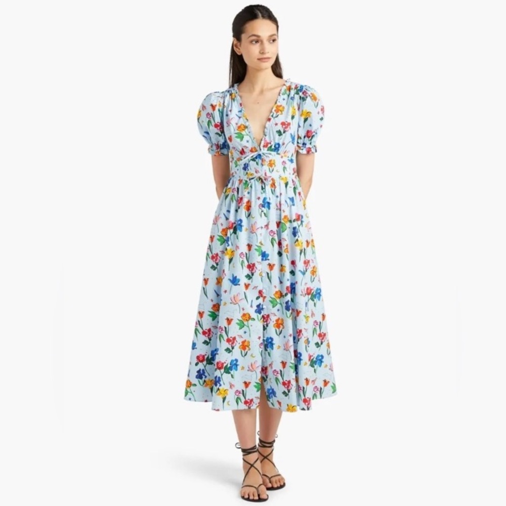 Hill House limited edition print Sabrina dress